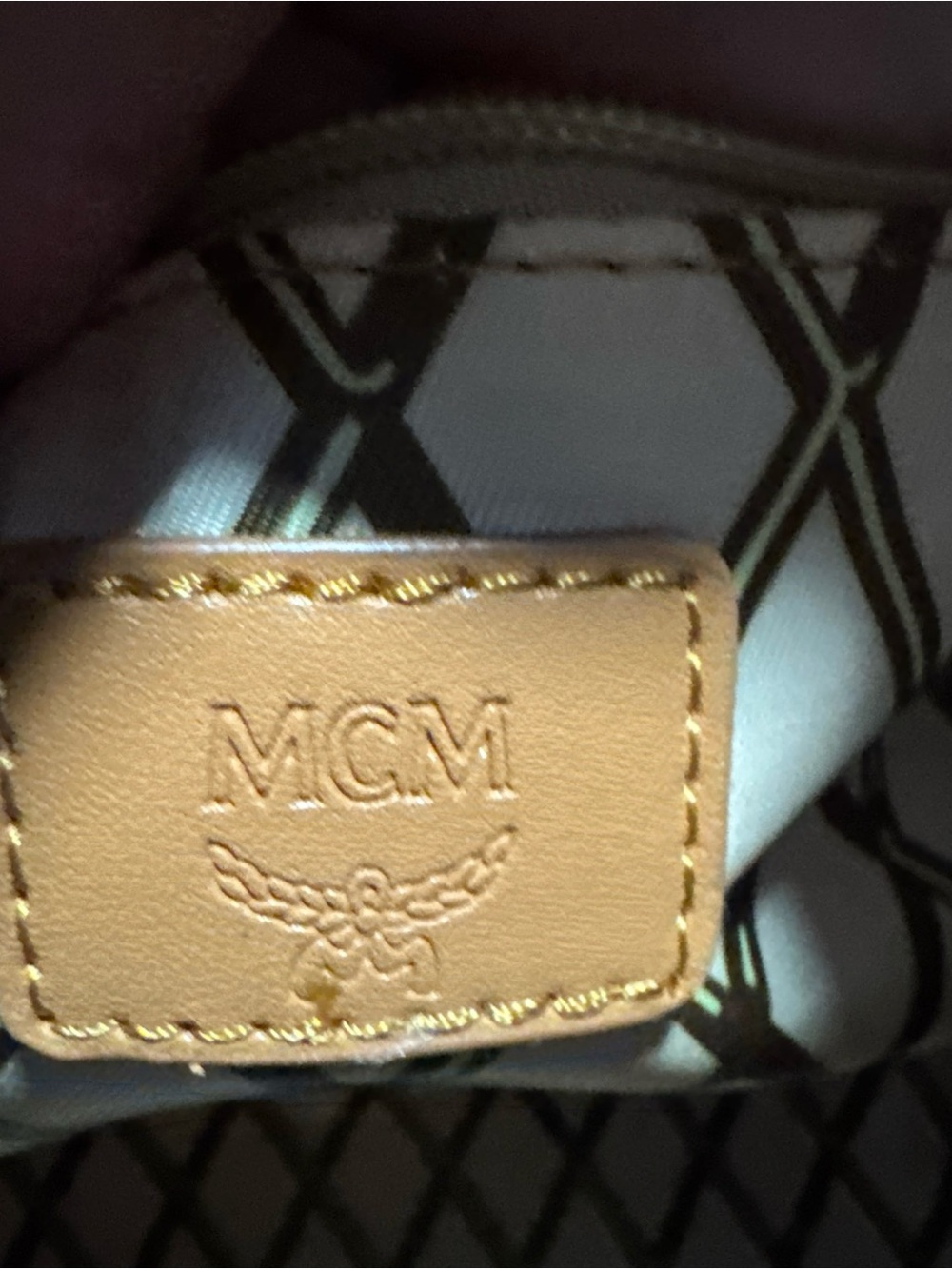 Monogram Cognac Logo Duffel Bag - Picture 11 of 13